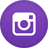 Round purple Instagram icon