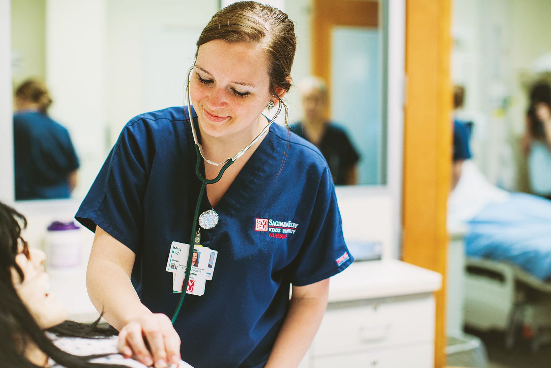 Nursing Student in clinic