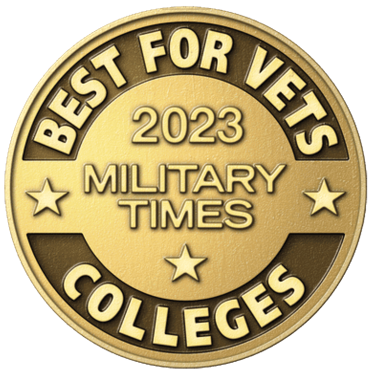 Best for Vets Colleges 2023 Badge