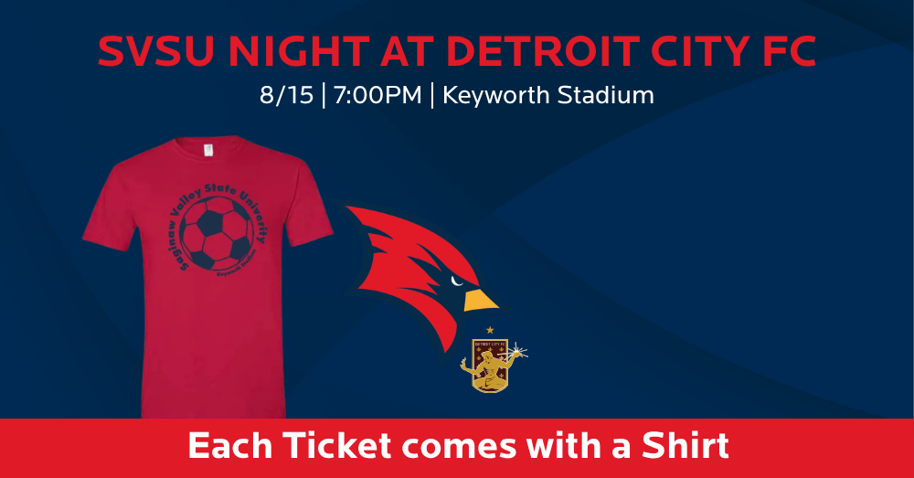 SVSU Night at Detroit FC on 8/15 at 7:00PM