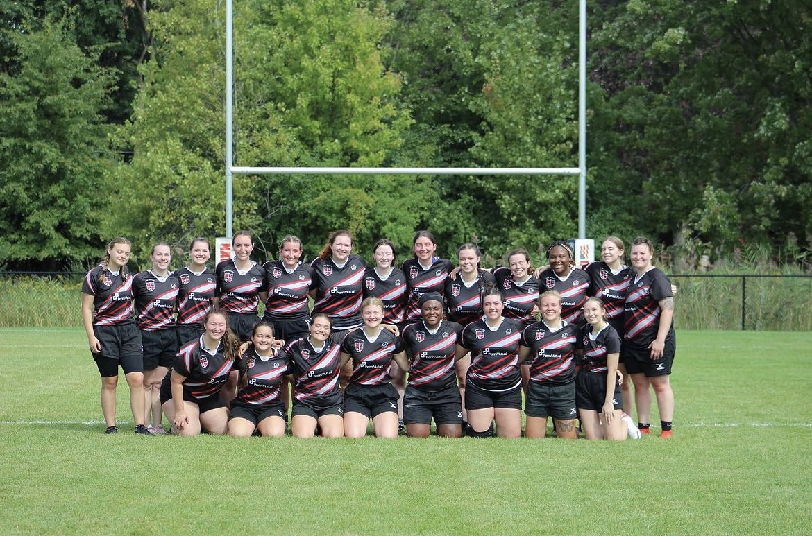 Womens rugby on field