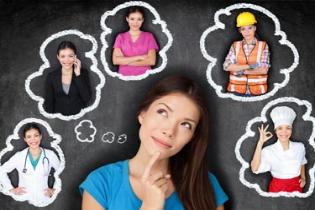 A person thinking about career options