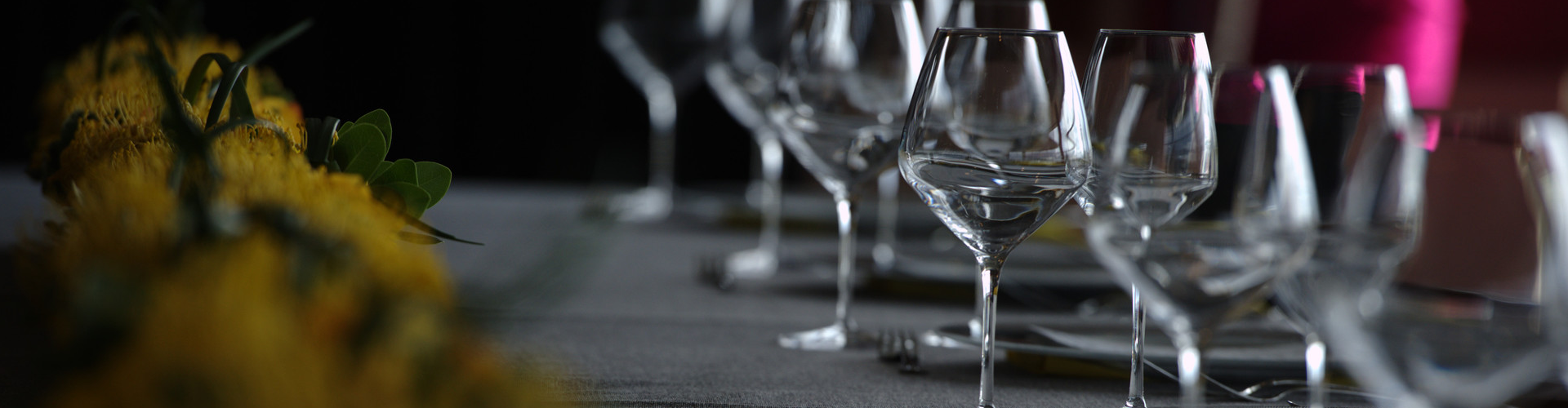 SVSU Banquet Room Table Setting