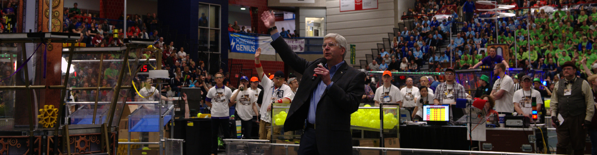 Rick Snyder First Robotics Competition 2017