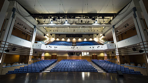 The Malcolm Field Theatre for Performing Arts at SVSU.
