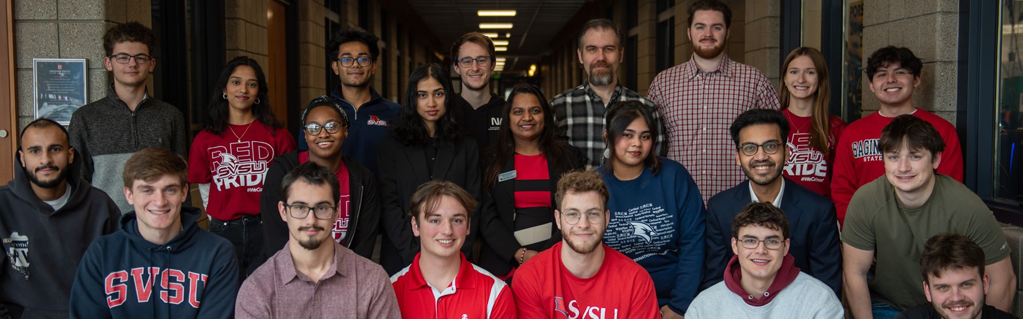 Lunabotics team posing for photo
