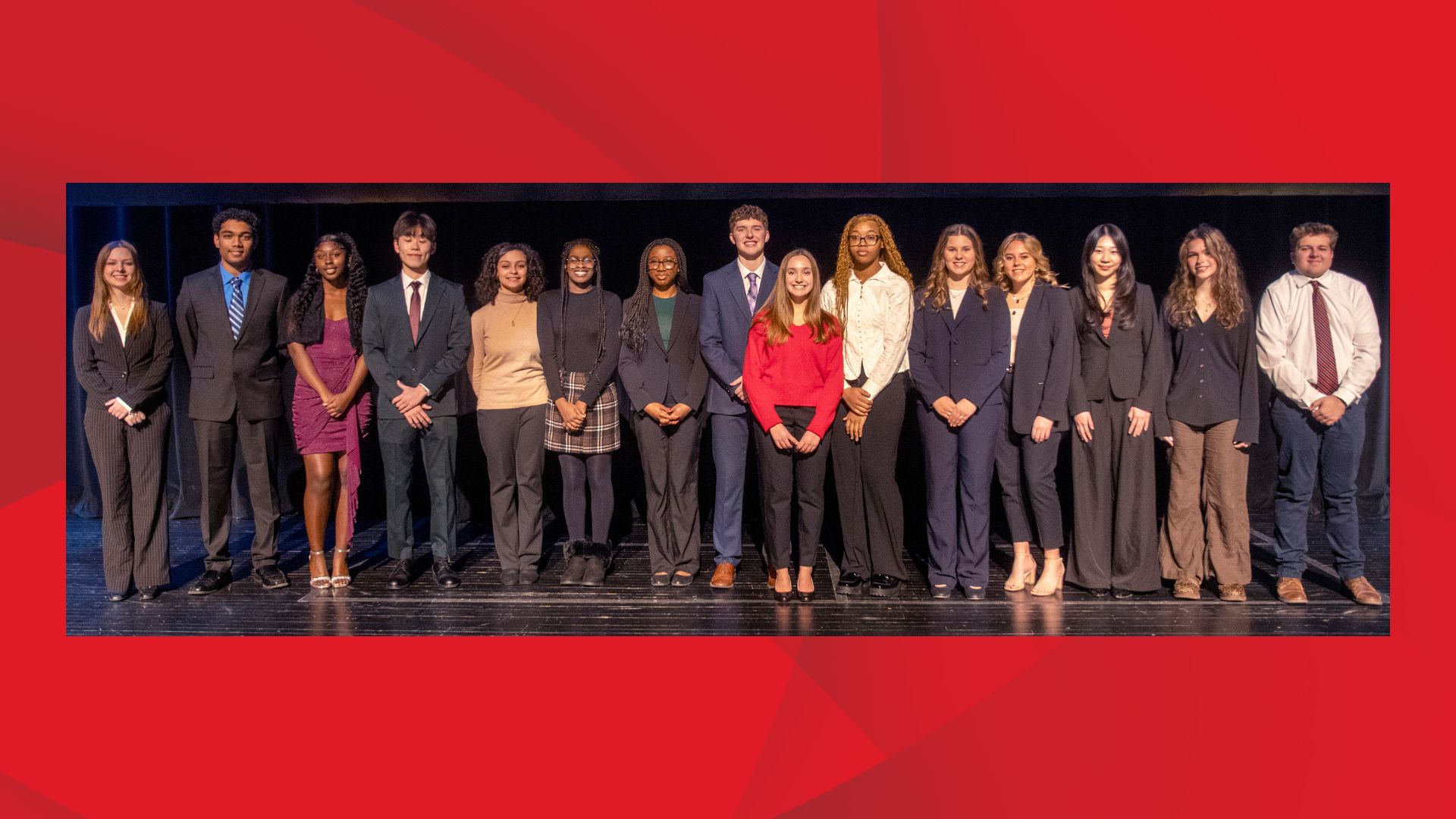 Students who received scholarships