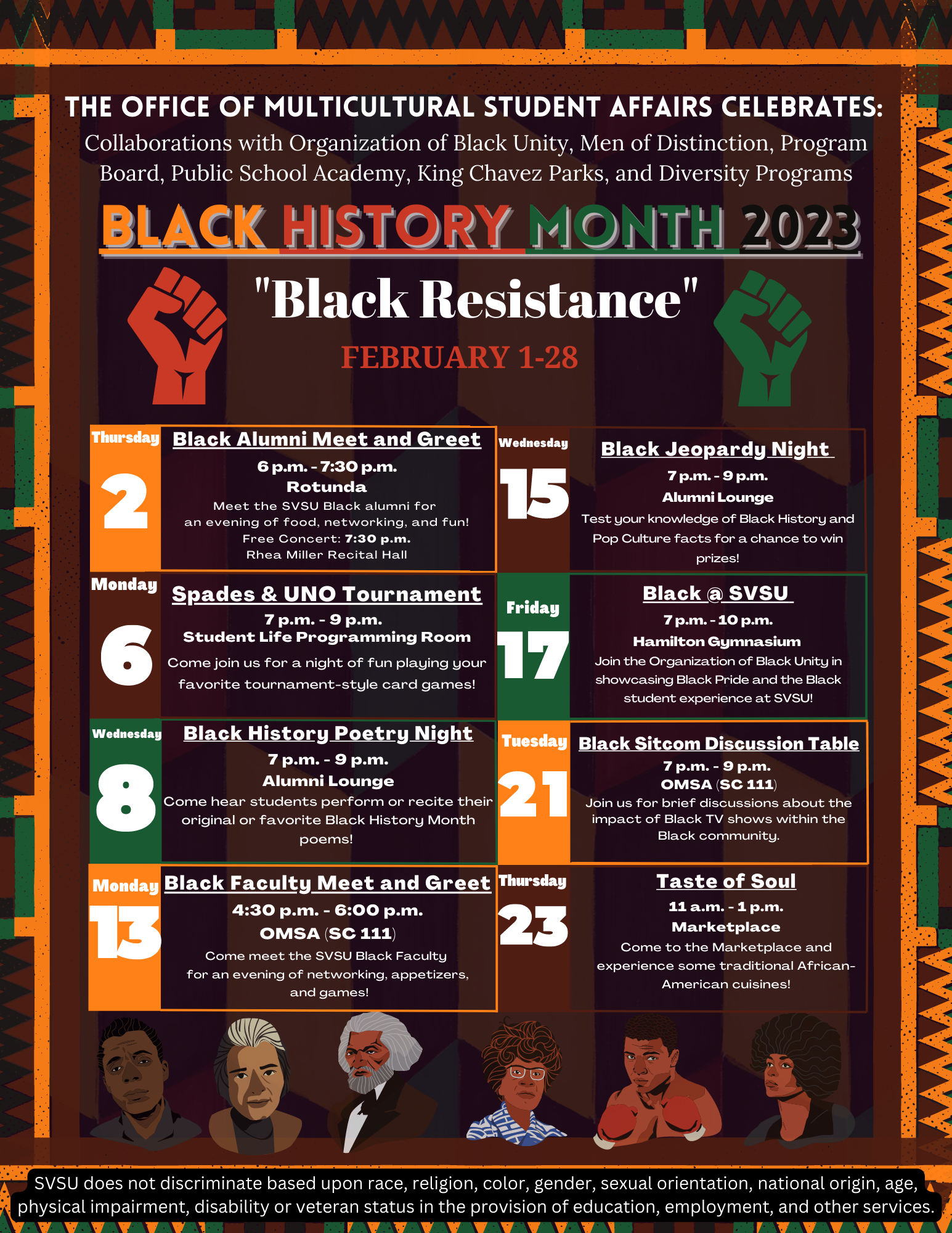 Svsu Calendar Of Events Alannah M Dollery Ann