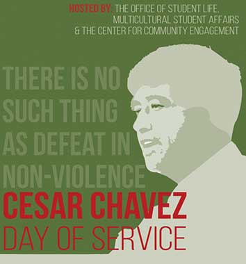 Cesar Chavez service day logo