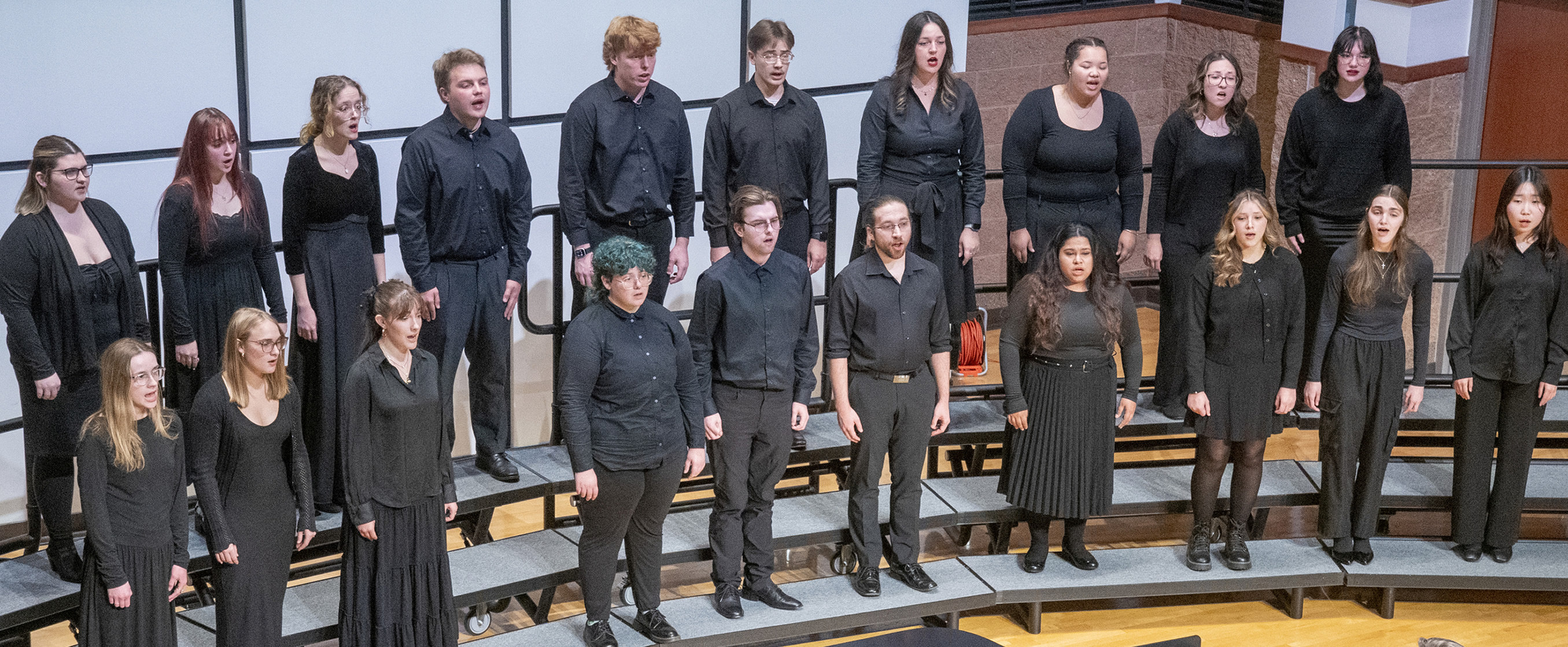 Concert Choir group performing