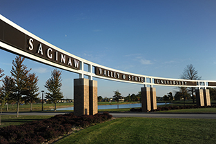SVSU campus entrance
