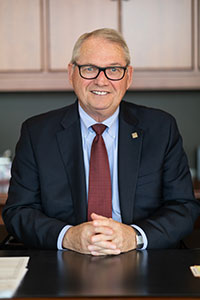 SVSU President Donald J. Bachand