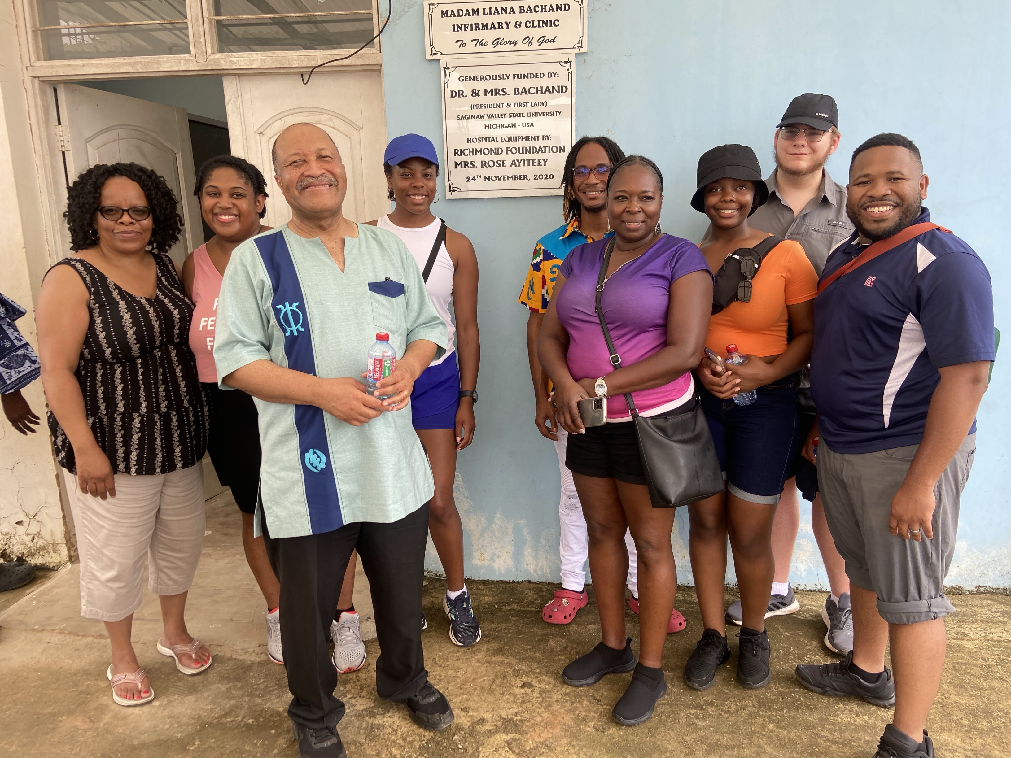A group of students from the PSA program visiting Ghana
