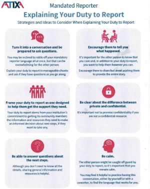  Mandatory Reporter Cover Page example