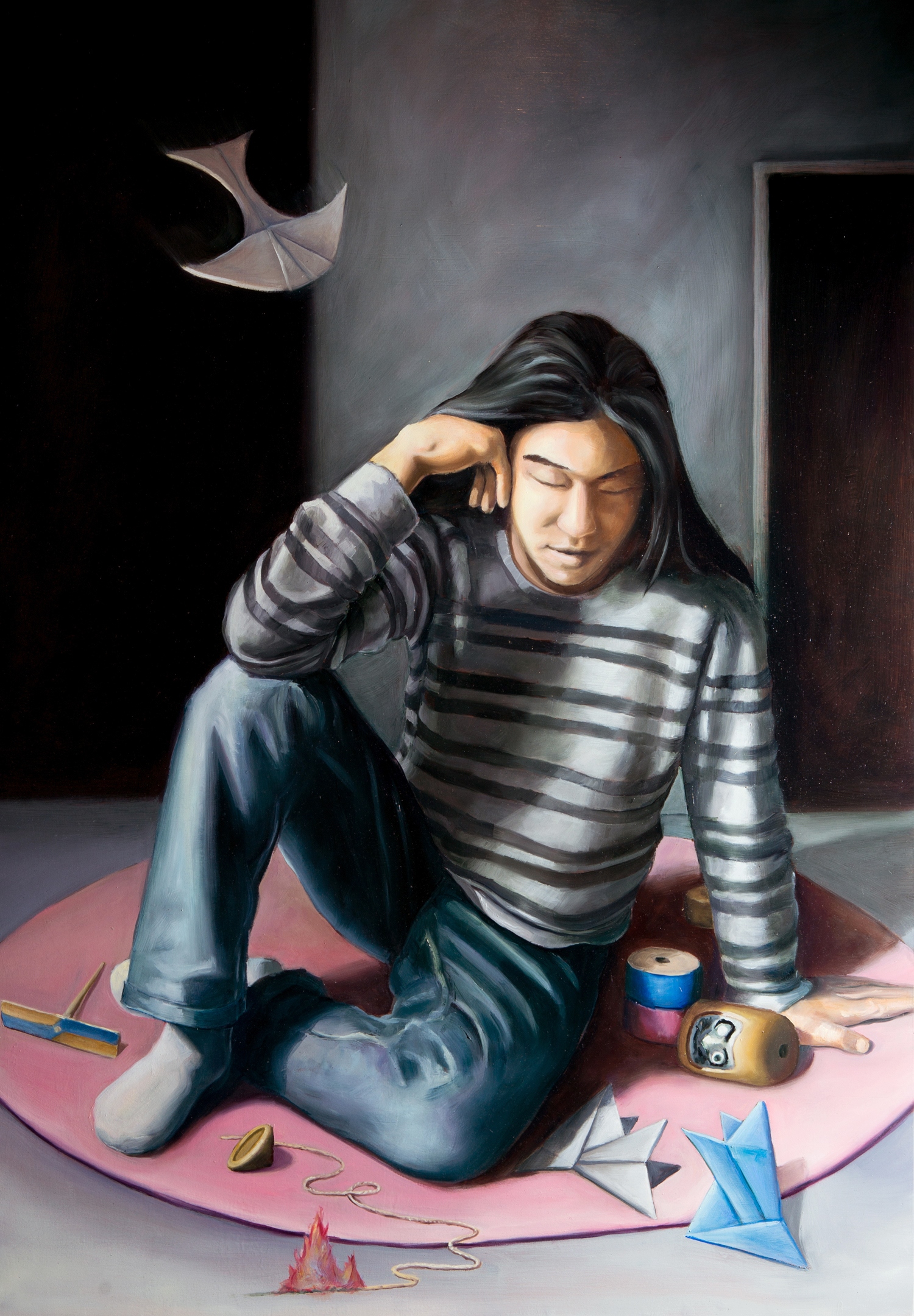 photo of one of tatsuki hakoyama's paintings